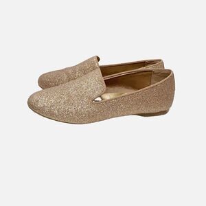 Birdies The Starling Loafers in Gold Dust Glitter Holiday 2019 Women’s Size 6.5